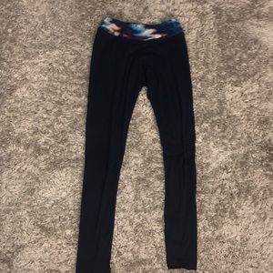 Girls Dark Blue Leggings